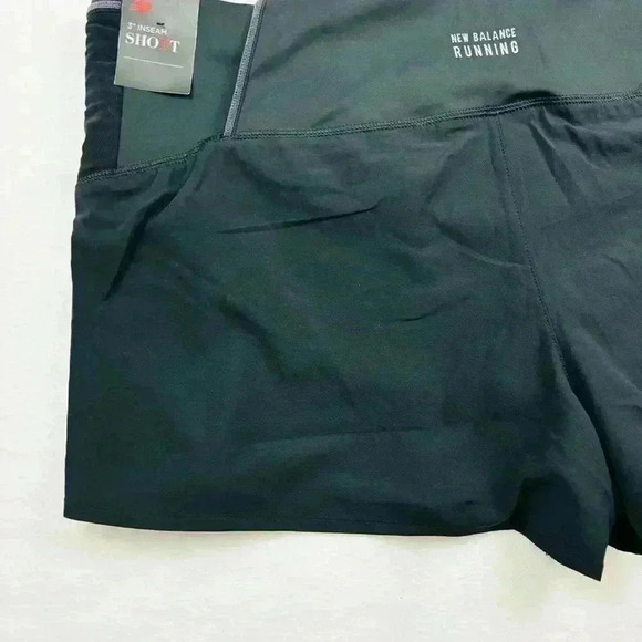 NWT New Balance Women's Black Impact 3” Lined Thick Waist Running Short Size XL - Picture 11 of 15